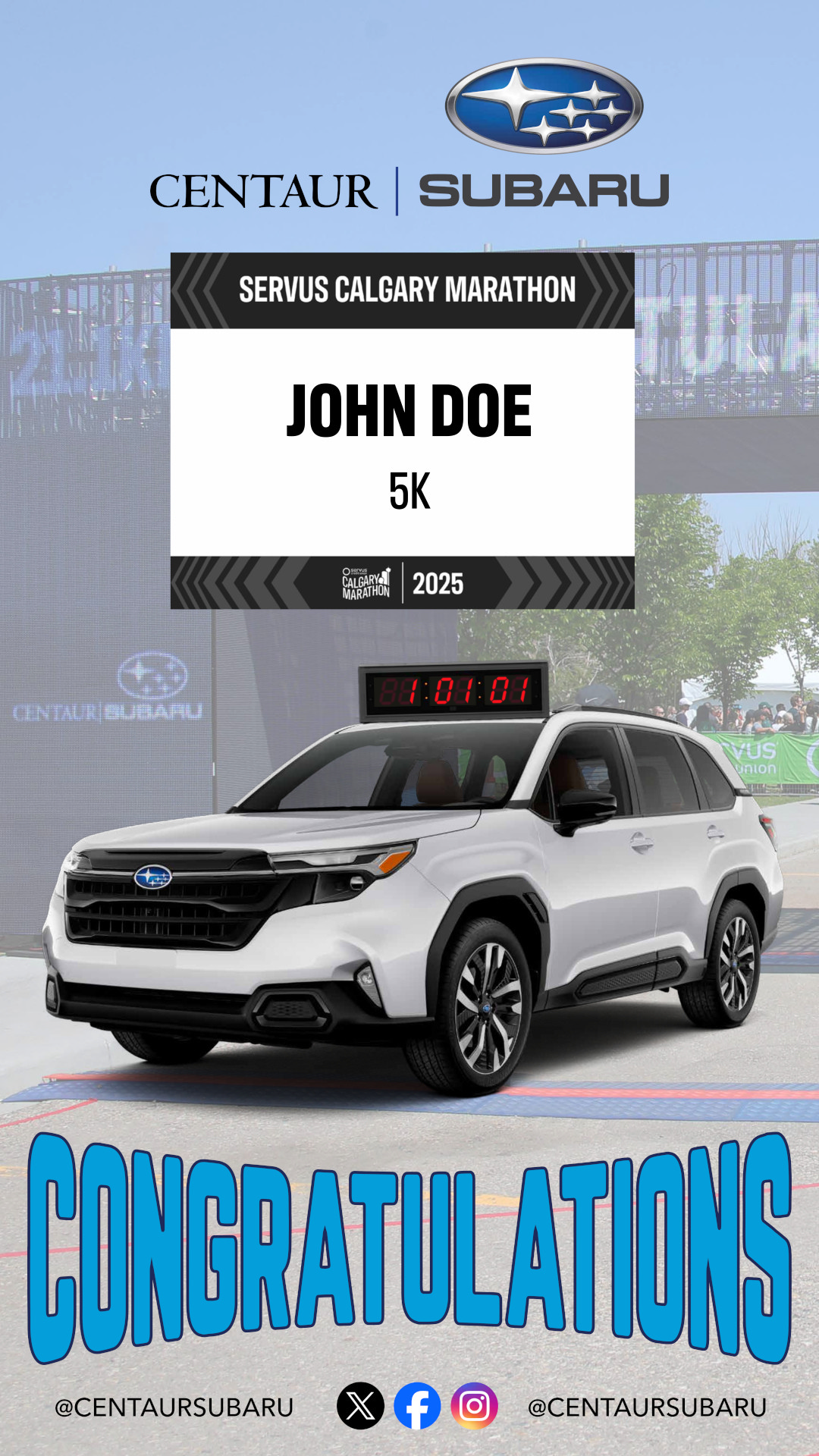 Calgary Marathon 2025 - by Subaru